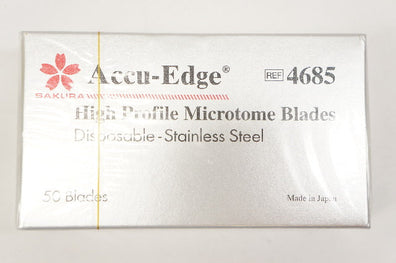 SAKURA 4685 Accu-Edge High Profile Microtome Blades - Box of 50